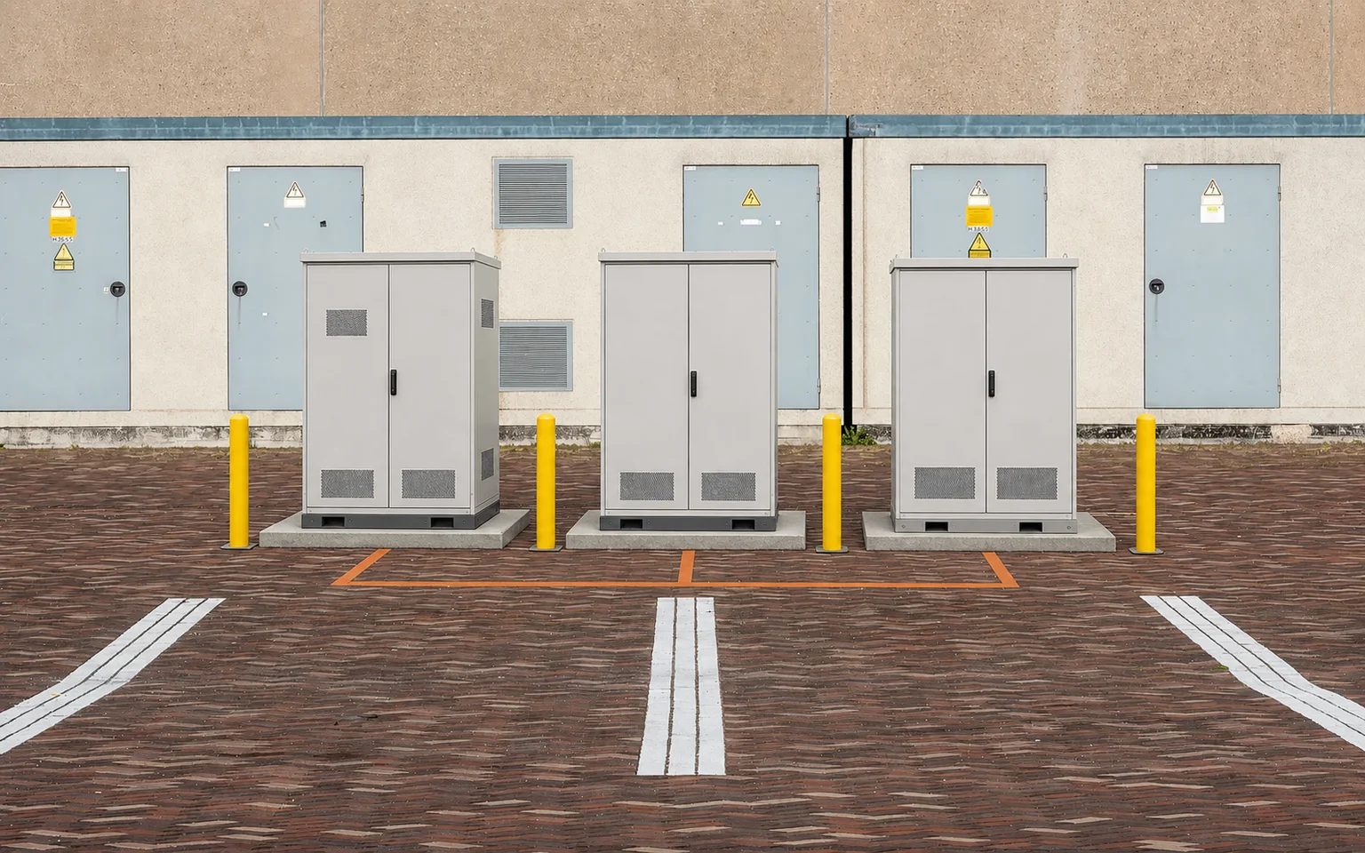 AI-generated storage-yard concept produced from the arranged scene